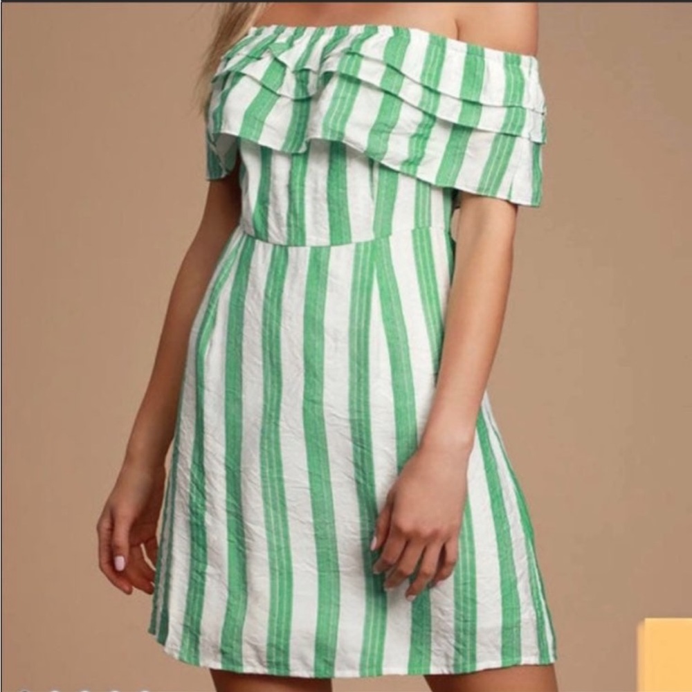 Lulus off the shoulder dress